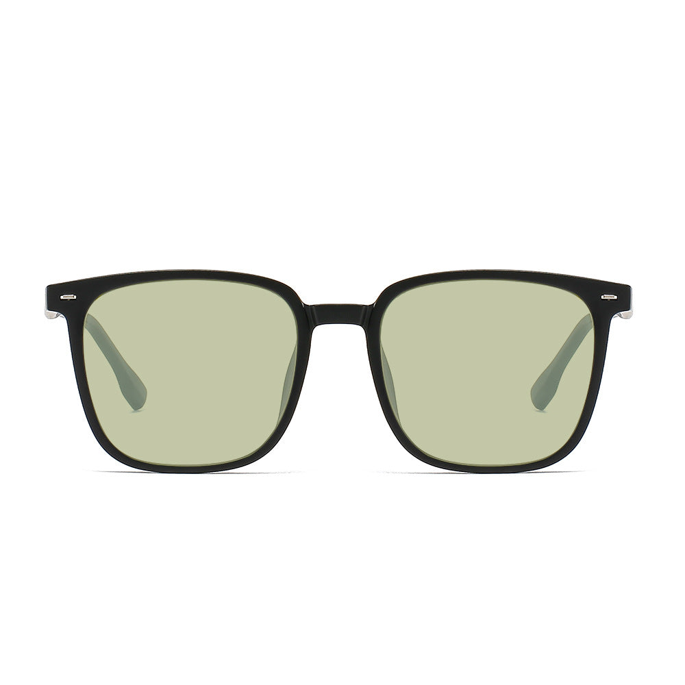 Męskie Okulary | Kwadratowe Okulary Przeciwsłoneczne | Minimalistyczny Design Oprawki | Współczesny Styl Casual