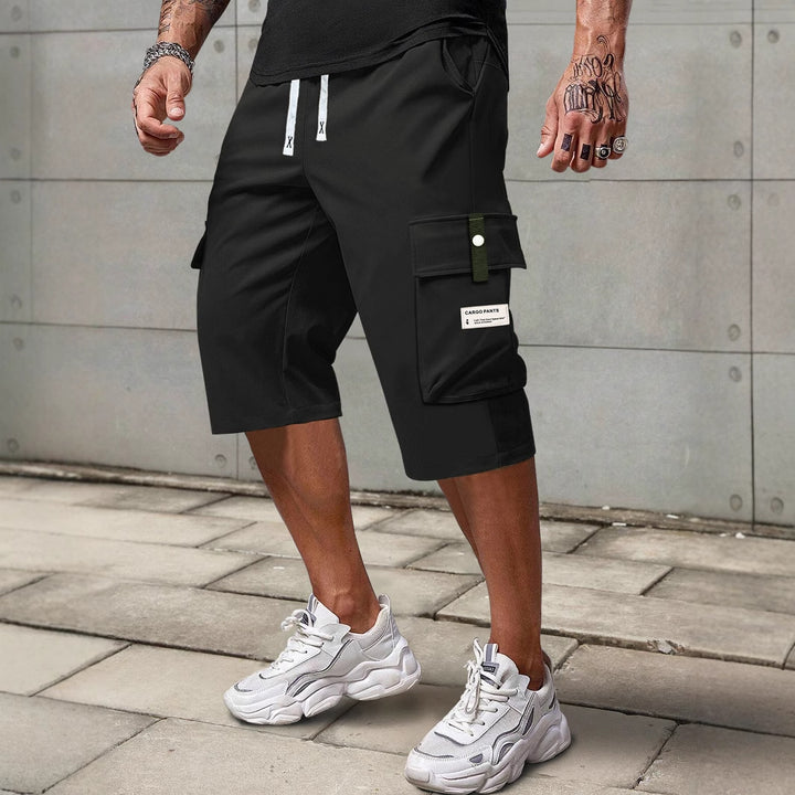 Men's Casual Shorts | Cargo Shorts with Drawstring | Multifunctional Pockets | Everyday Utility Style