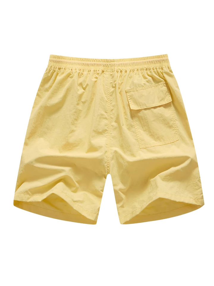 Men's Swim Shorts | Regular Fit Shorts | Zip Pockets | Summer Beach Style