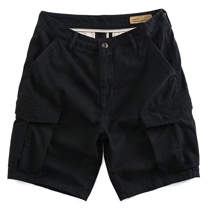 Męskie Szorty Utility | Szorty Regular Fit Na Lato | Wielokieszeniowy Styl Cargo | Styl Na Codzienne Przygody