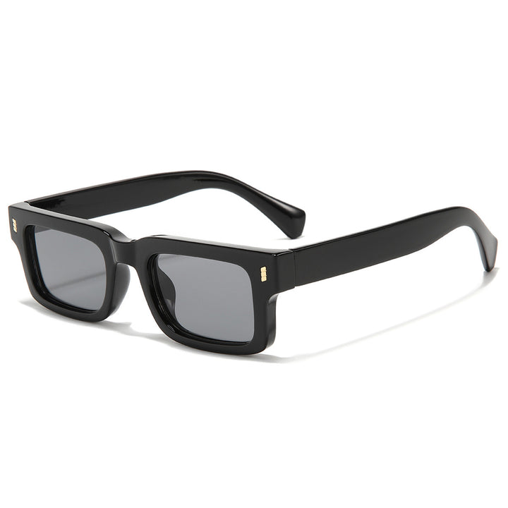 Męskie Okulary Przeciwsłoneczne | Prostokątne Okulary z Pełną Oprawką | Wyrazisty Design Oprawki | Nowoczesny Styl Na Co Dzień