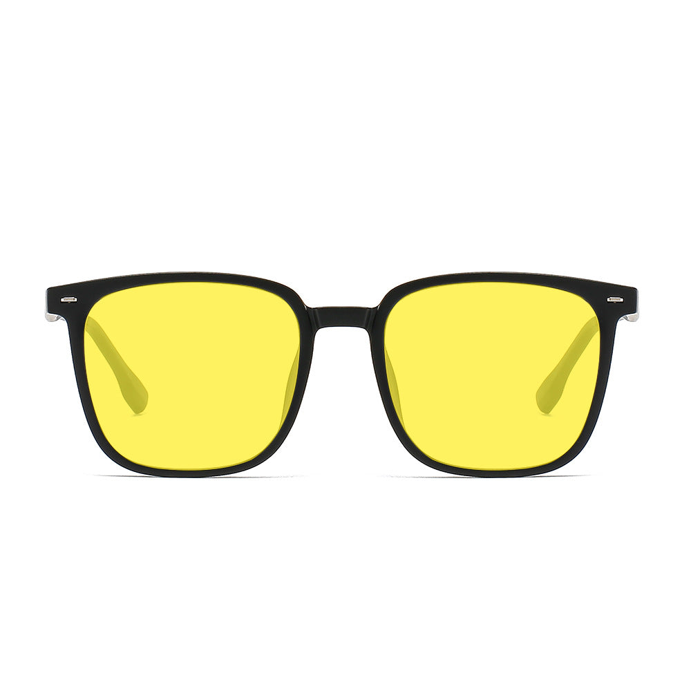 Męskie Okulary | Kwadratowe Okulary Przeciwsłoneczne | Minimalistyczny Design Oprawki | Współczesny Styl Casual