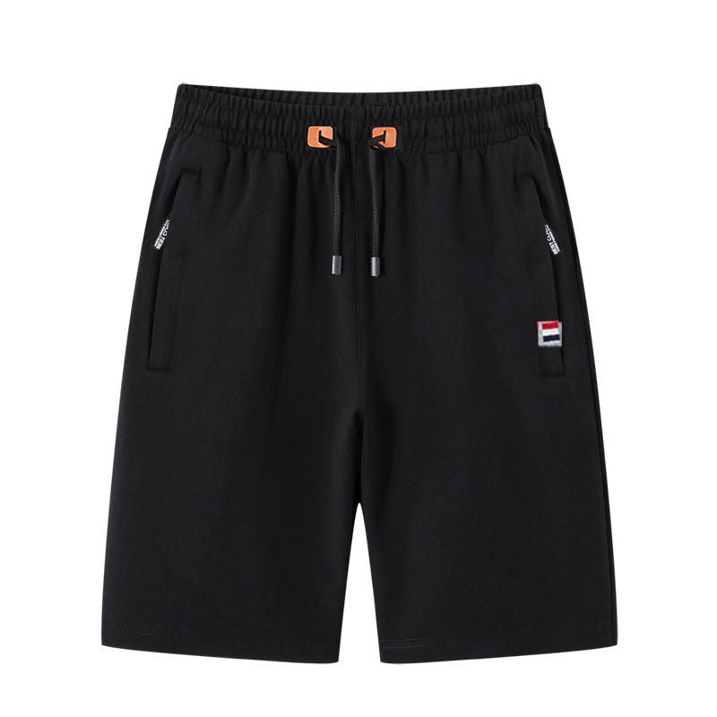 Men's Shorts | Loose Fit Shorts with Drawstring | Zip Pockets | Casual Summer Style