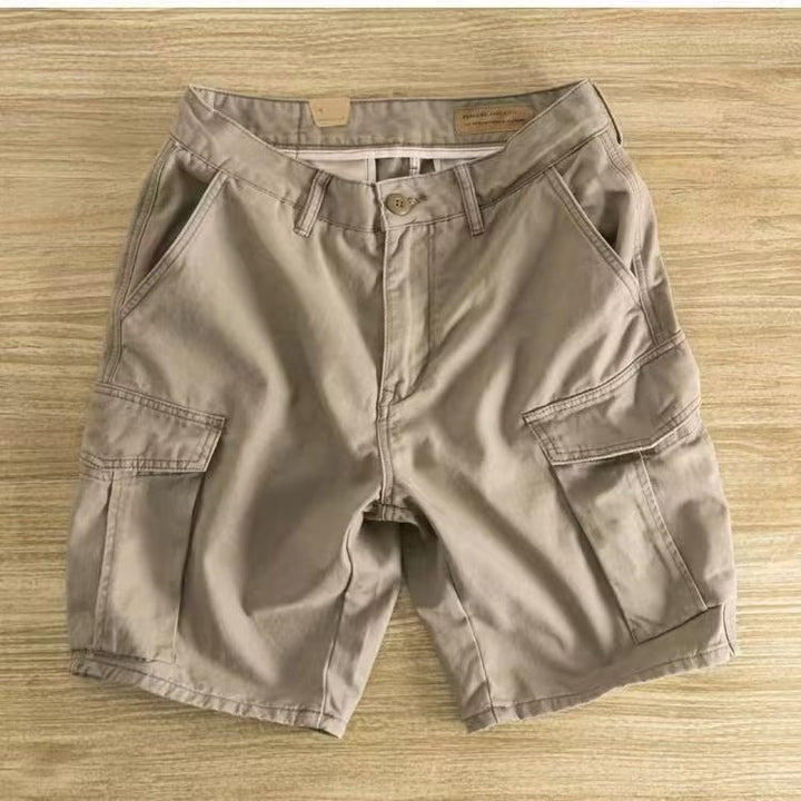 Męskie Szorty Utility | Szorty Regular Fit Na Lato | Wielokieszeniowy Styl Cargo | Styl Na Codzienne Przygody