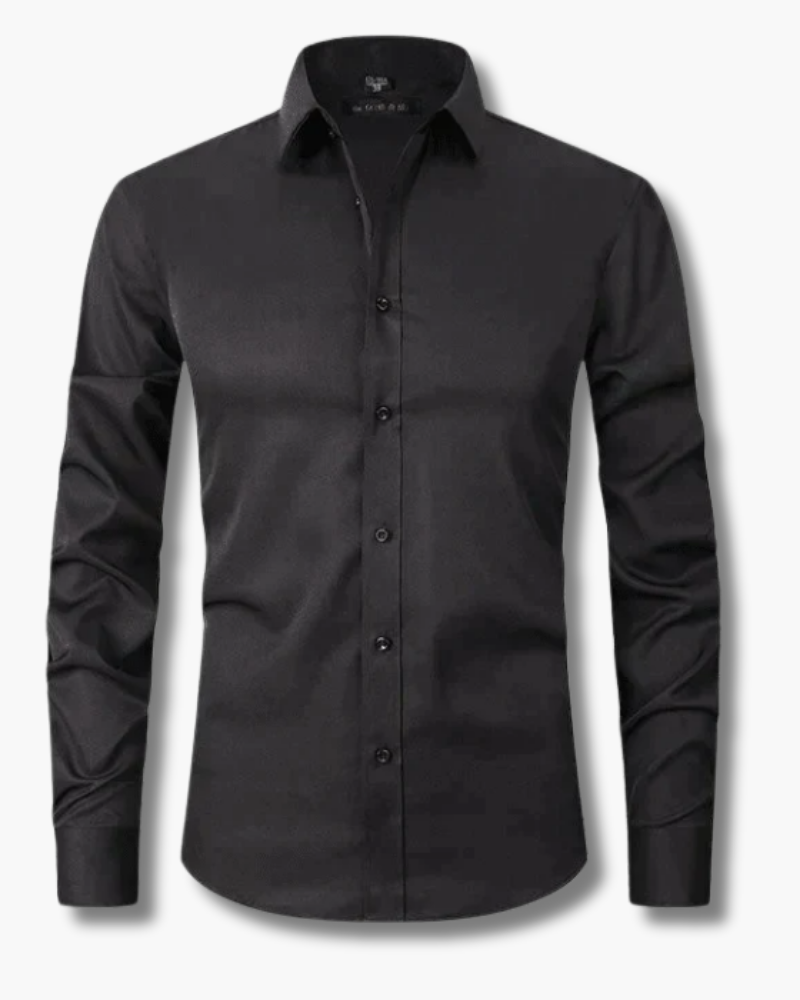 Elias | Męska Koszula Slim Fit z Klasycznym Kołnierzykiem i Kieszenią 2