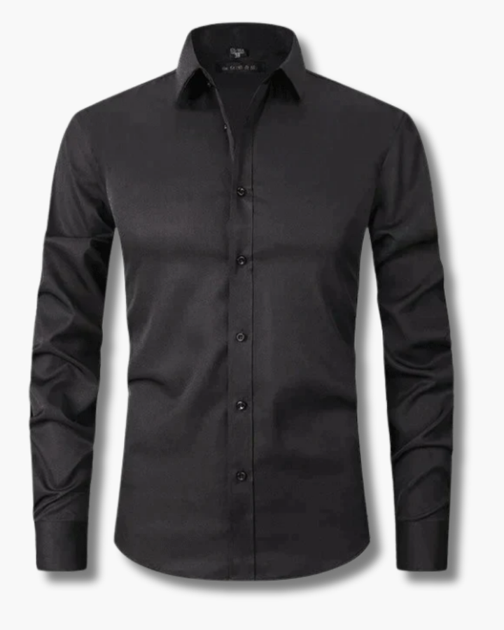Elias | Męska Koszula Slim Fit z Klasycznym Kołnierzykiem i Kieszenią 2