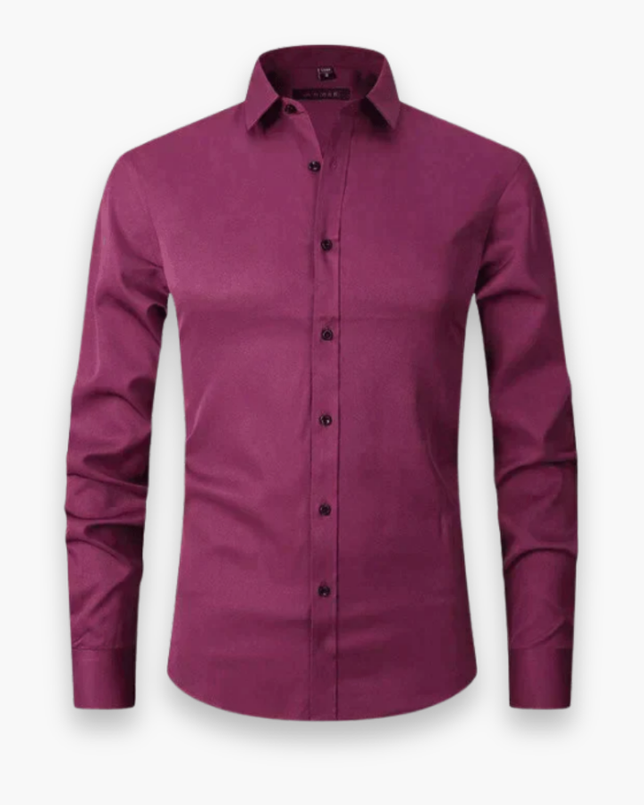 Elias | Męska Koszula Slim Fit z Klasycznym Kołnierzykiem i Kieszenią 7