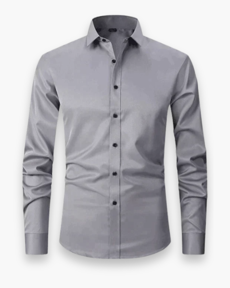 Elias | Męska Koszula Slim Fit z Klasycznym Kołnierzykiem i Kieszenią 8