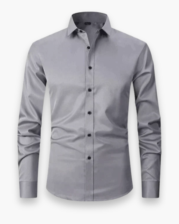 Elias | Męska Koszula Slim Fit z Klasycznym Kołnierzykiem i Kieszenią 8
