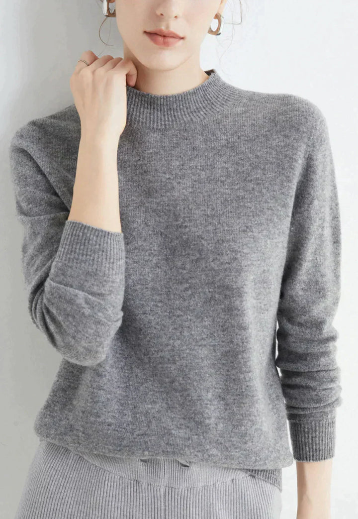 Eliza | Damski miękki sweter dzianinowy