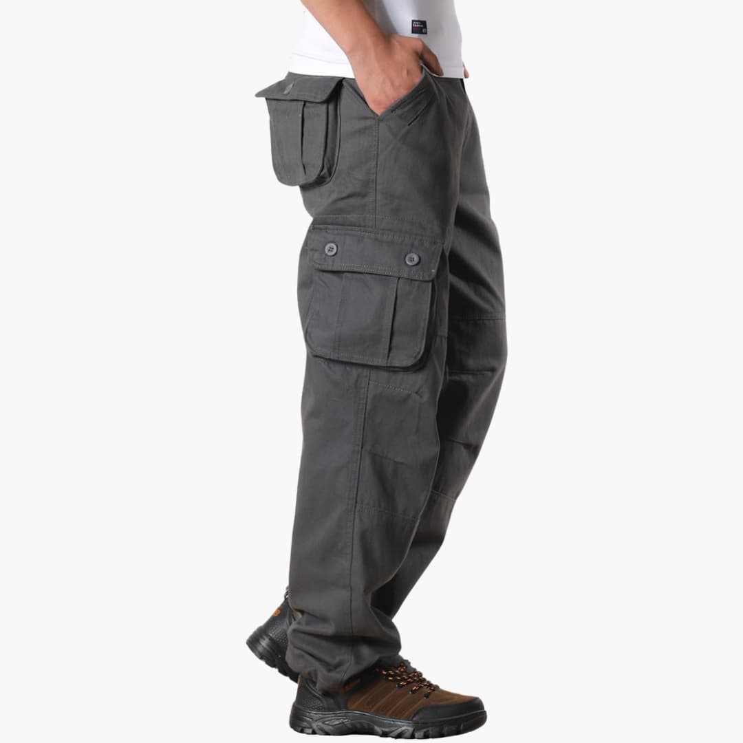 Men's Cargo Utility Pants | Durable Material and Practical Pockets | Functional Style