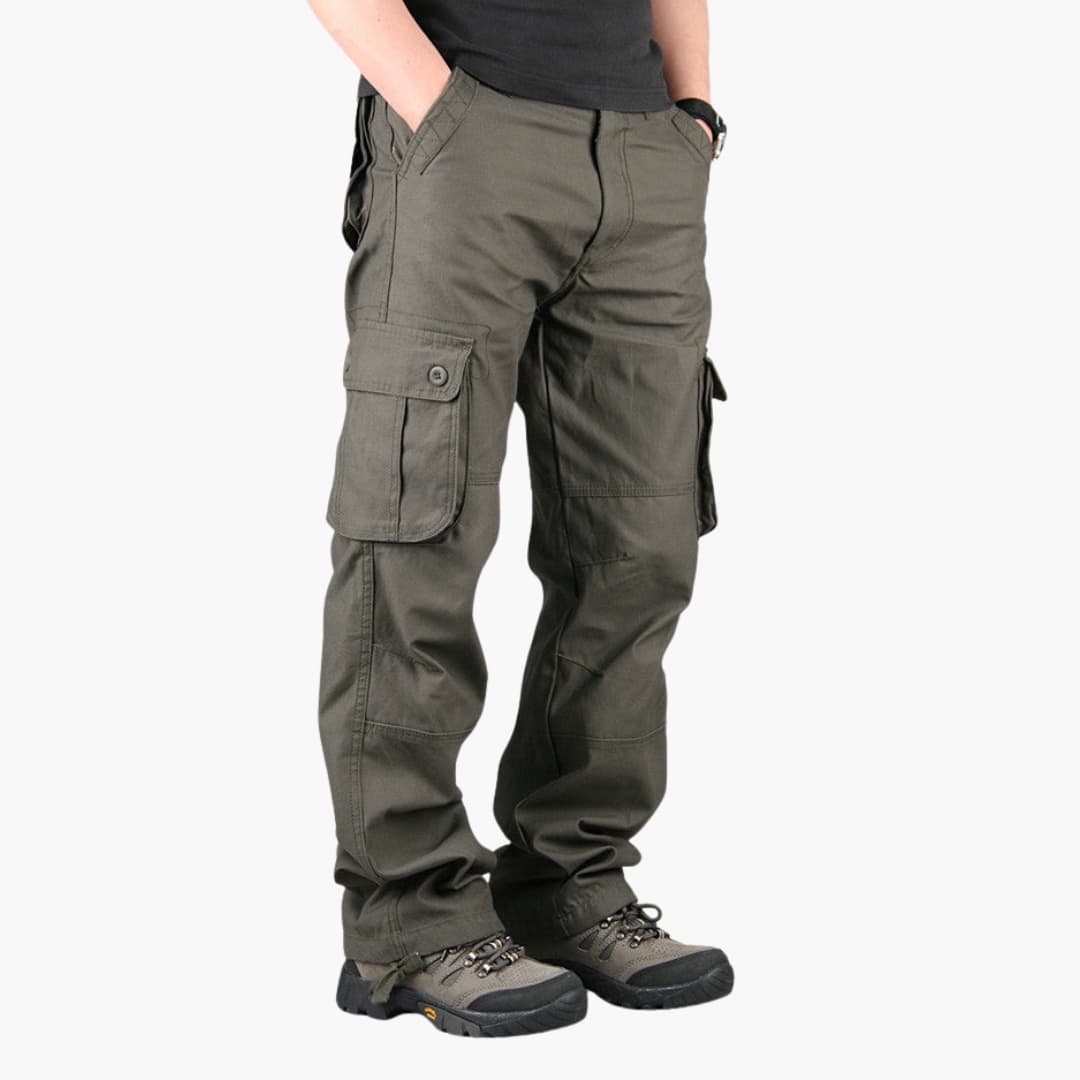 Men's Cargo Utility Pants | Durable Material and Practical Pockets | Functional Style