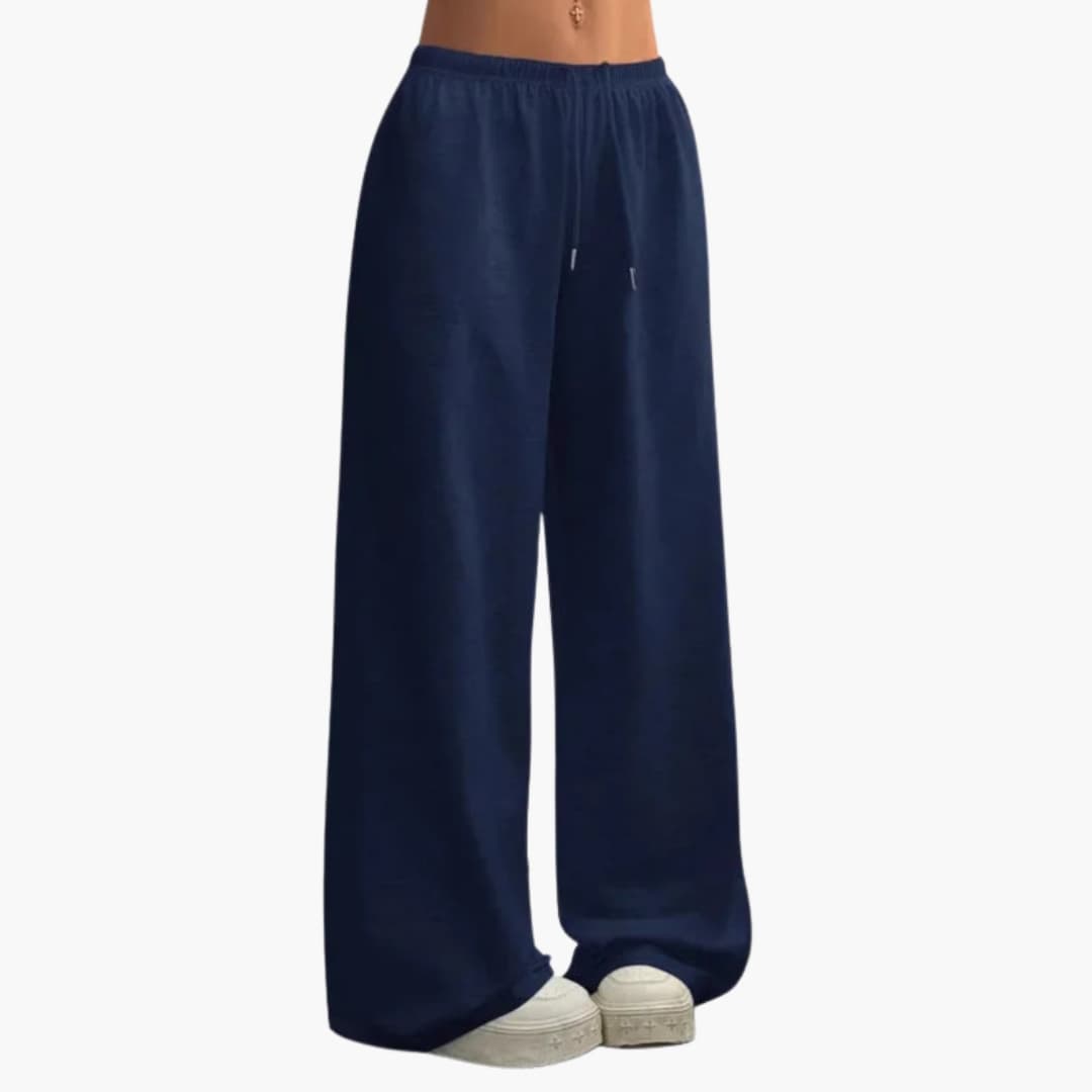 Women's Wide-Leg Pants with Drawstring | Loungewear