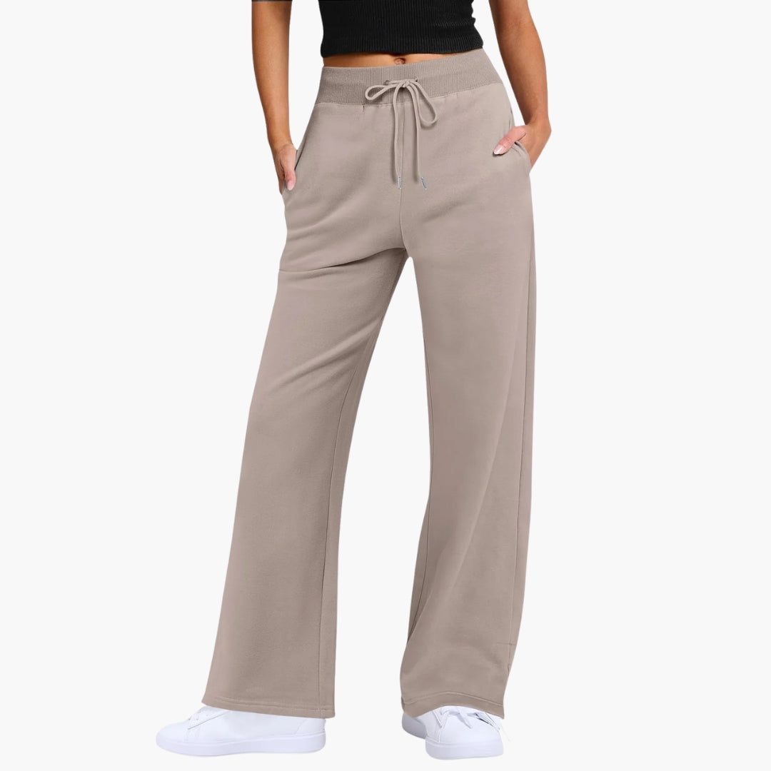 Women's Casual Pants | Elastic Waist and Relaxed Fit | Style and Comfort
