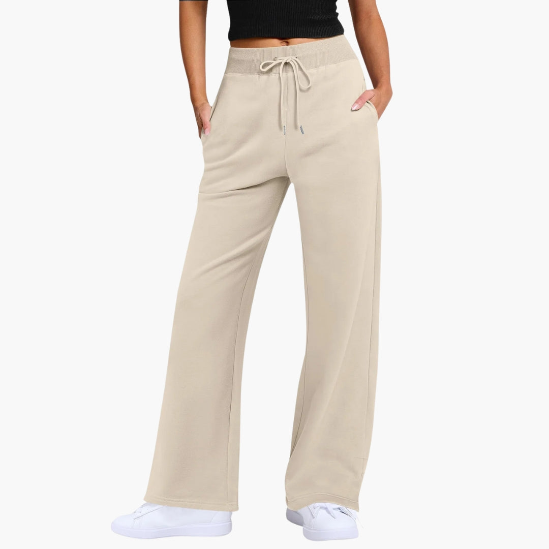 Women's Casual Pants | Elastic Waist and Relaxed Fit | Style and Comfort