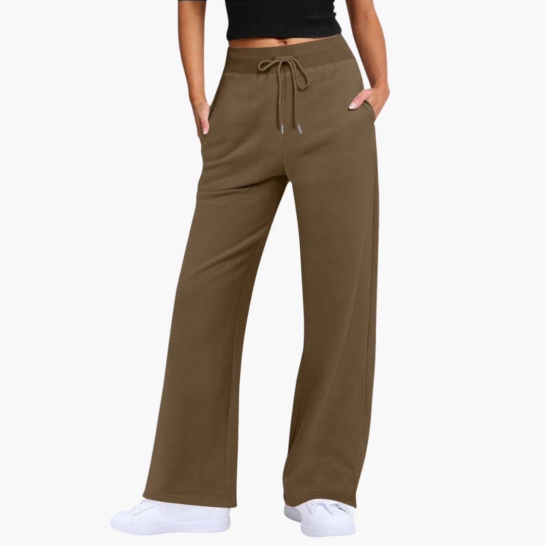 Women's Casual Pants | Elastic Waist and Relaxed Fit | Style and Comfort