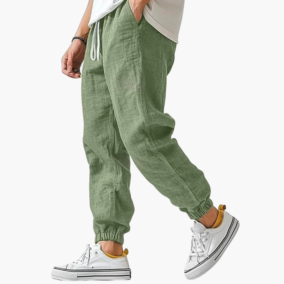 Men's Jogger Pants Drawstring Waist Loose Fit Cuffs | Casual