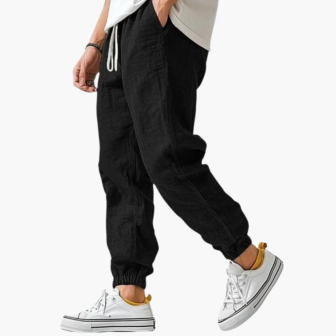 Men's Jogger Pants Drawstring Waist Loose Fit Cuffs | Casual