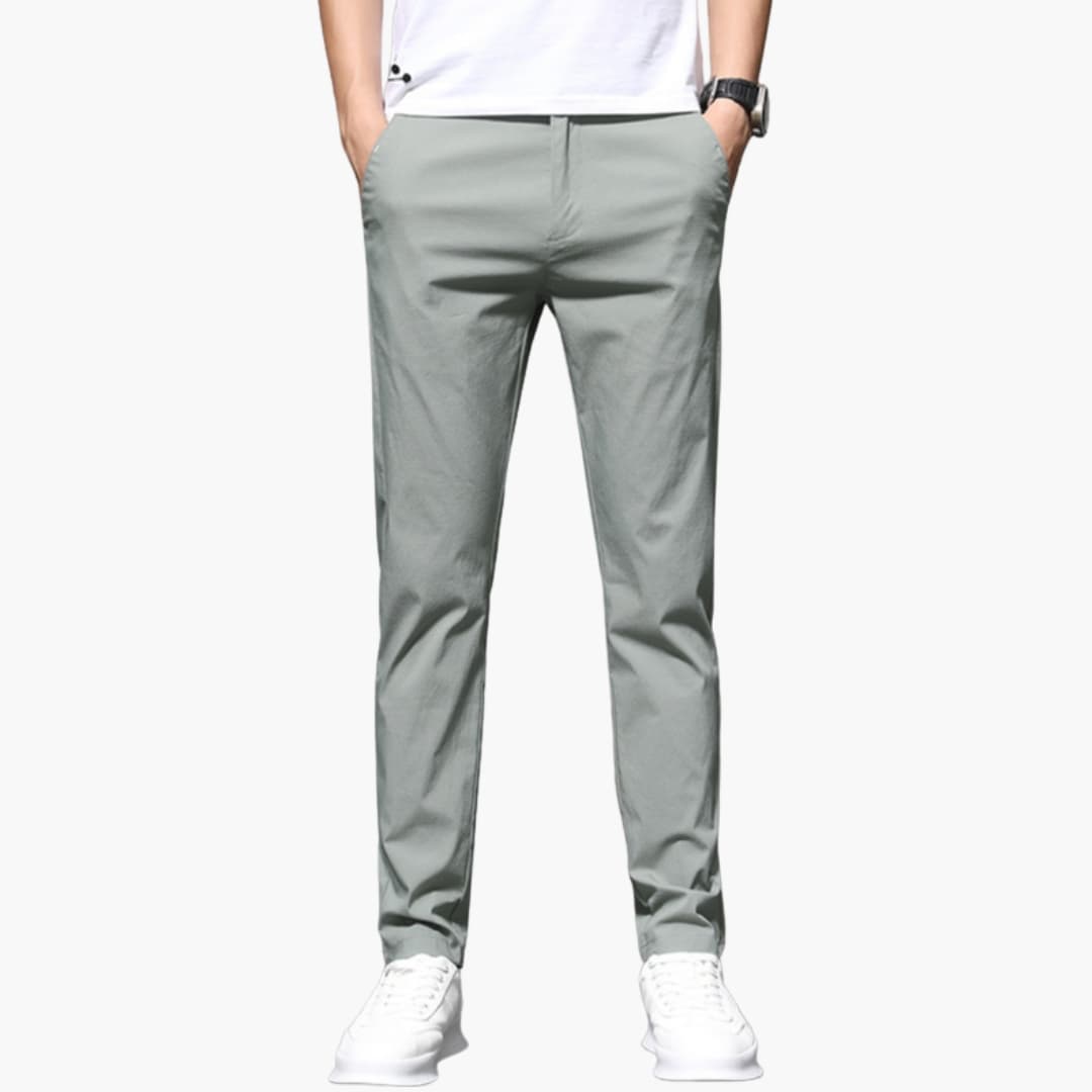 Men's Casual Outdoor Pants | Elastic Waist and Side Pockets | Versatile Everyday Style