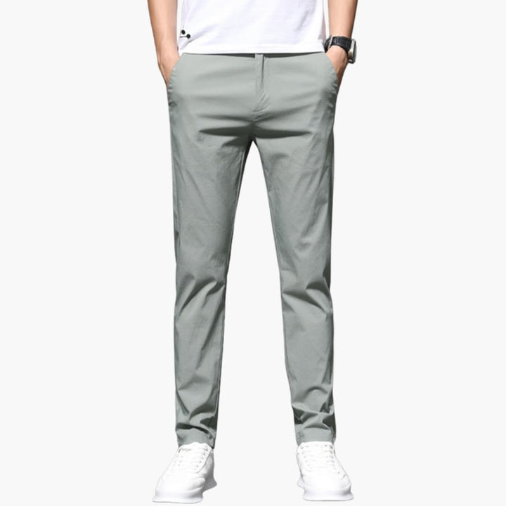 Men's Casual Outdoor Pants | Elastic Waist and Side Pockets | Versatile Everyday Style