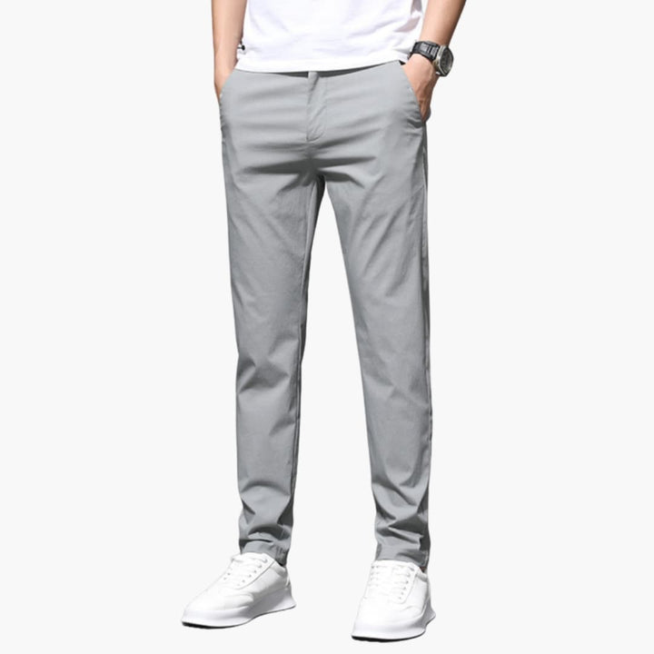 Men's Casual Outdoor Pants | Elastic Waist and Side Pockets | Versatile Everyday Style