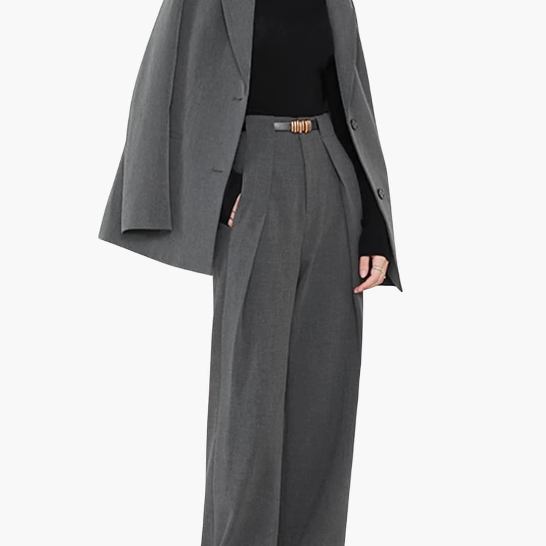 Women's Elegant Pants | High Waist and Straight Cut | Timeless Look for the Office