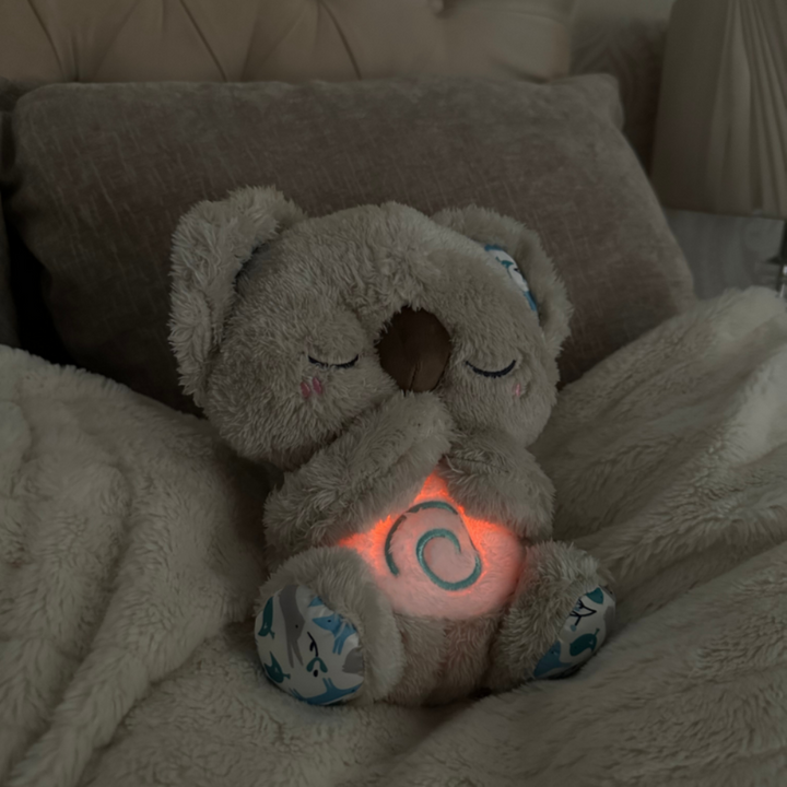 Pluszowa lampka nocna Koala – delikatna lampka nocna LED z kojącym światłem dla dzieci 0