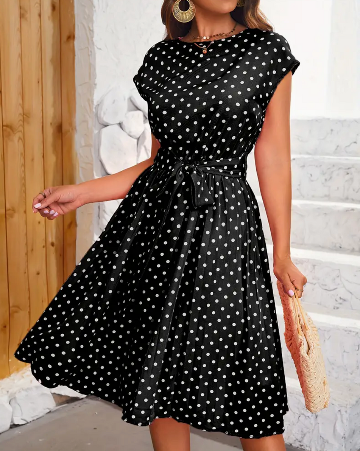 Ewelina | Women's Vintage Polka Dot Dress