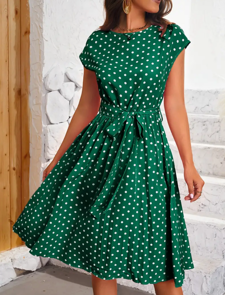 Ewelina | Women's Vintage Polka Dot Dress