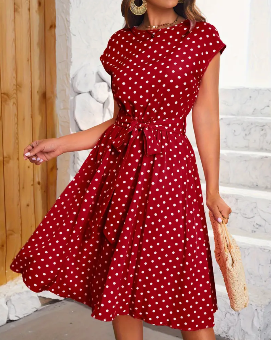 Ewelina | Women's Vintage Polka Dot Dress