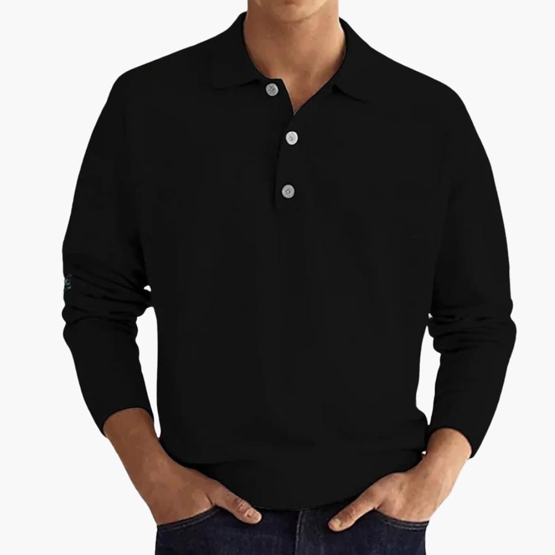 Men's Casual Polo | Regular Fit and Knit Texture | Perfect for Everyday Use