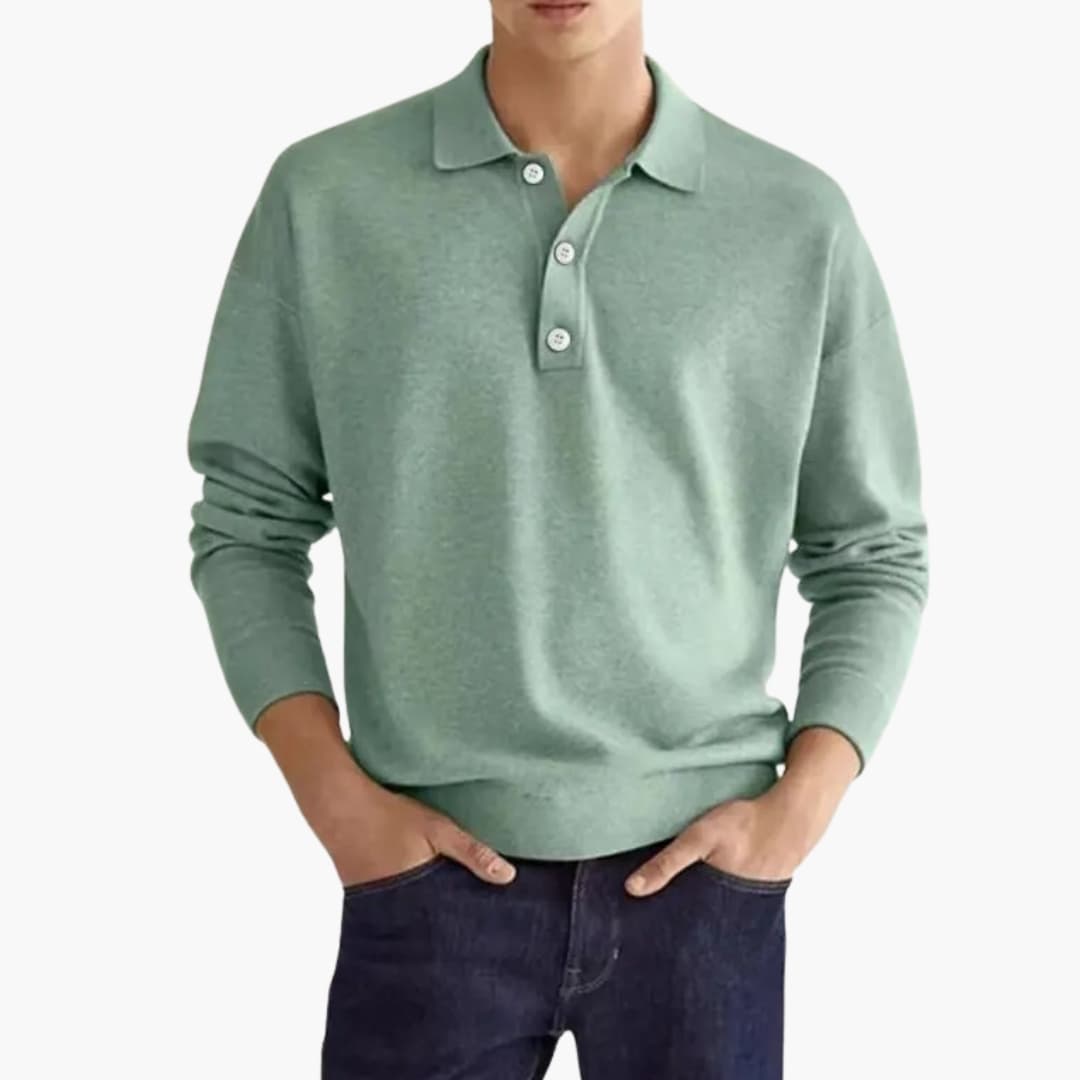 Men's Casual Polo | Regular Fit and Knit Texture | Perfect for Everyday Use