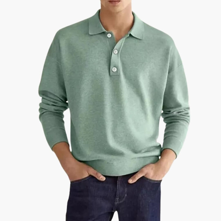 Men's Casual Polo | Regular Fit and Knit Texture | Perfect for Everyday Use