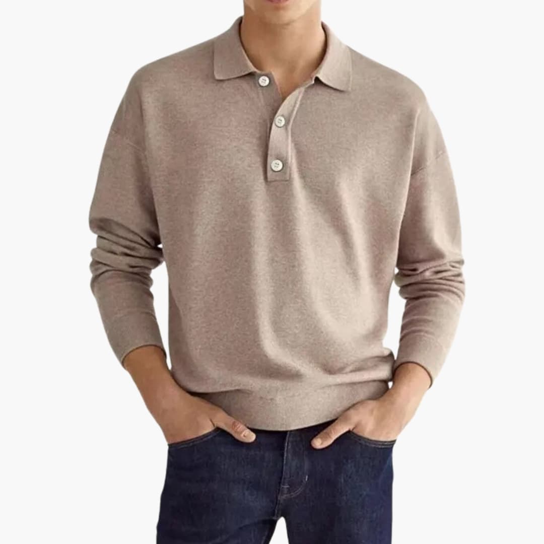 Men's Casual Polo | Regular Fit and Knit Texture | Perfect for Everyday Use