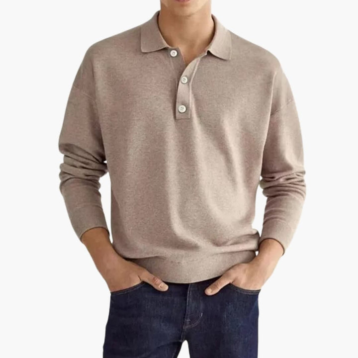 Men's Casual Polo | Regular Fit and Knit Texture | Perfect for Everyday Use