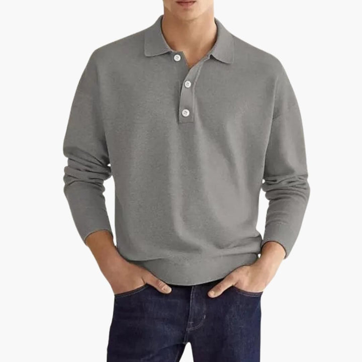 Men's Casual Polo | Regular Fit and Knit Texture | Perfect for Everyday Use
