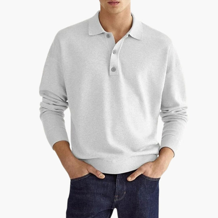 Men's Casual Polo | Regular Fit and Knit Texture | Perfect for Everyday Use