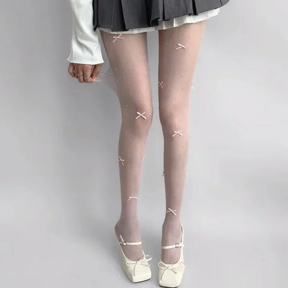 Rajstopy damskie z kokardką – Elegancki design na każdą okazję