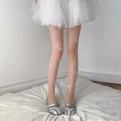 Rajstopy damskie z kokardką – Elegancki design na każdą okazję