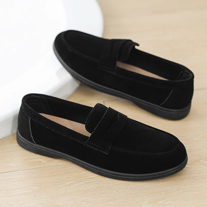 Męskie Minimalistyczne Wsuwane Mokasyny | Smart Casual