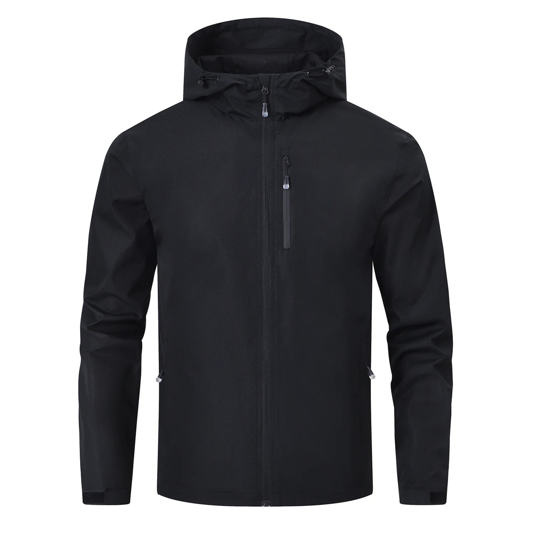 Men's Outdoor Jacket | Regular Fit | Hood and Zipper | All-Year-Round