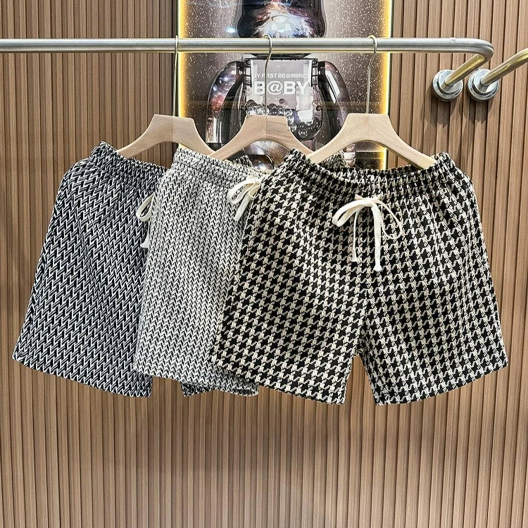 Men's Knit Shorts with Drawstring | Loose Fit