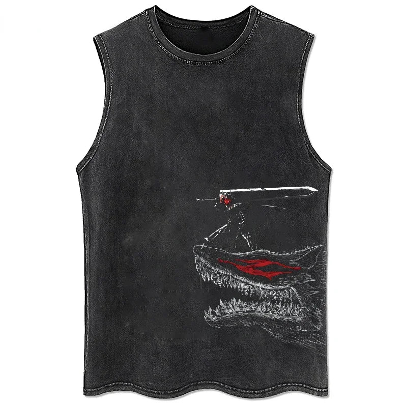 Men's Tank Top | Regular Fit | Sleeveless with Graphic Print | Streetwear