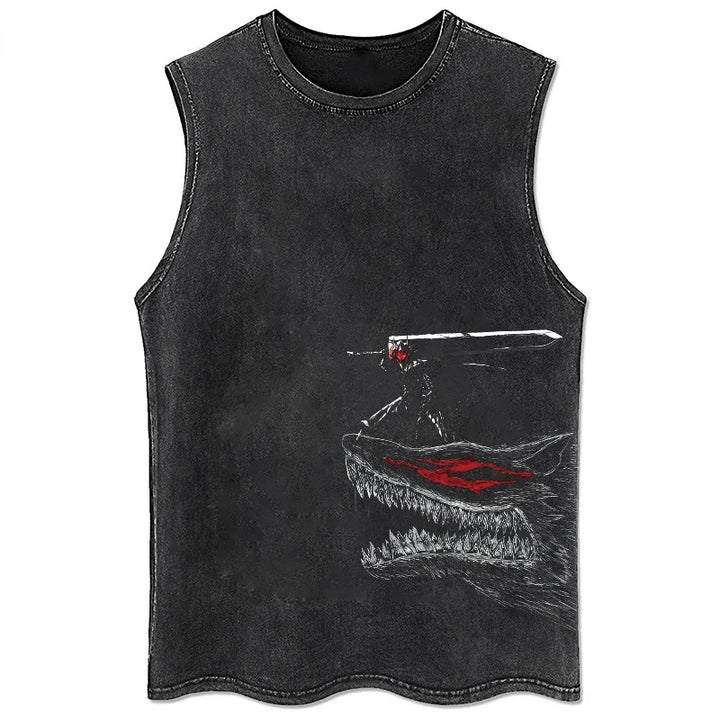 Men's Tank Top | Regular Fit | Sleeveless with Graphic Print | Streetwear