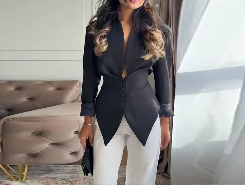 Women's Modern Blazer | Defined Shoulders
