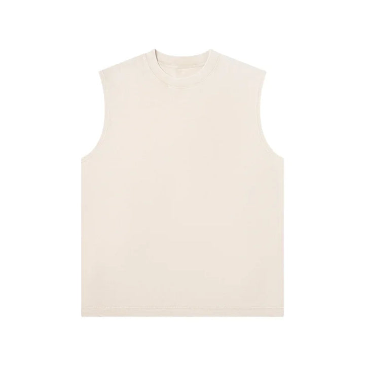 Men's Tank Top | Regular Fit | Sleeveless with Round Neckline | Casual