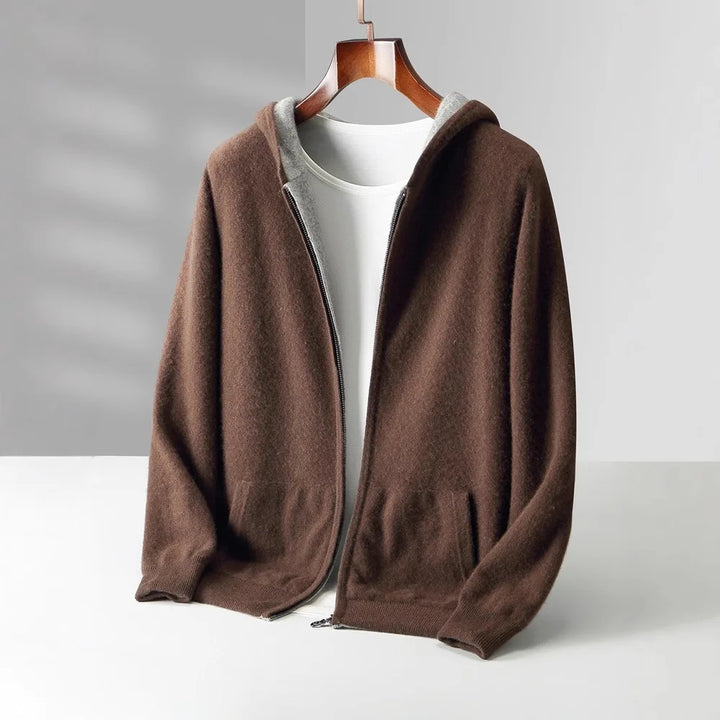 Men's Long Sleeve Zip-Up Hoodie | Casual Style