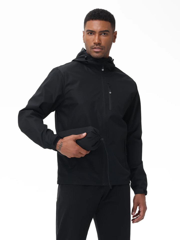 Men's Outdoor Jacket | Regular Fit | Hood and Zipper | All-Year-Round