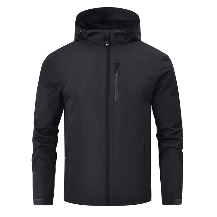 Men's Outdoor Jacket | Regular Fit | Hood and Zipper | All-Year-Round