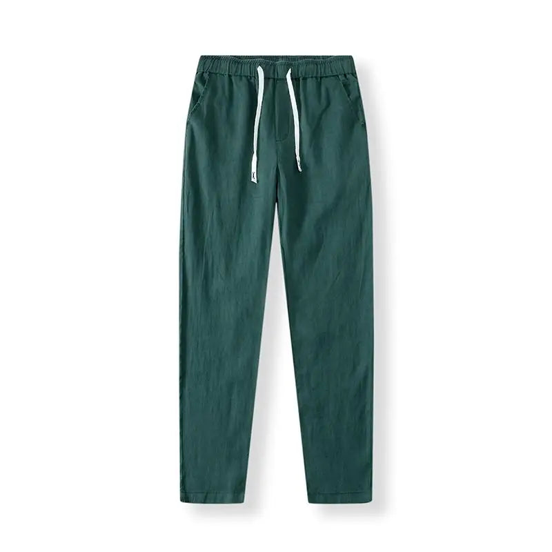 Męskie Spodnie Casual Cargo | Spodnie Utility o Regularnym Kroju | Wiązanie w Pasie | Styl Rekreacyjny Outdoor